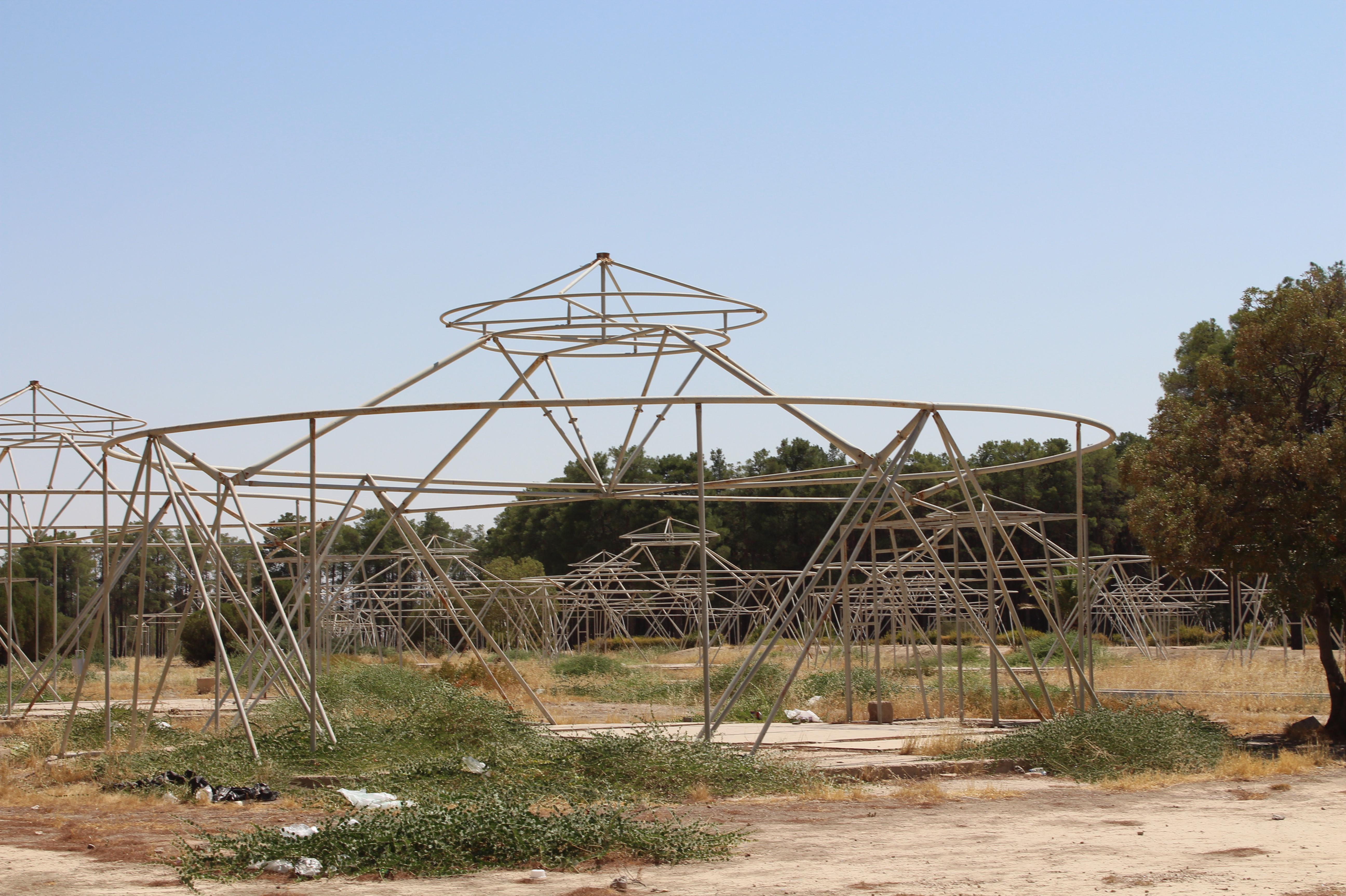 Çadırkentten günümüze kalanlar... (Fotoğraf: Yusuf Sami Kamadan)