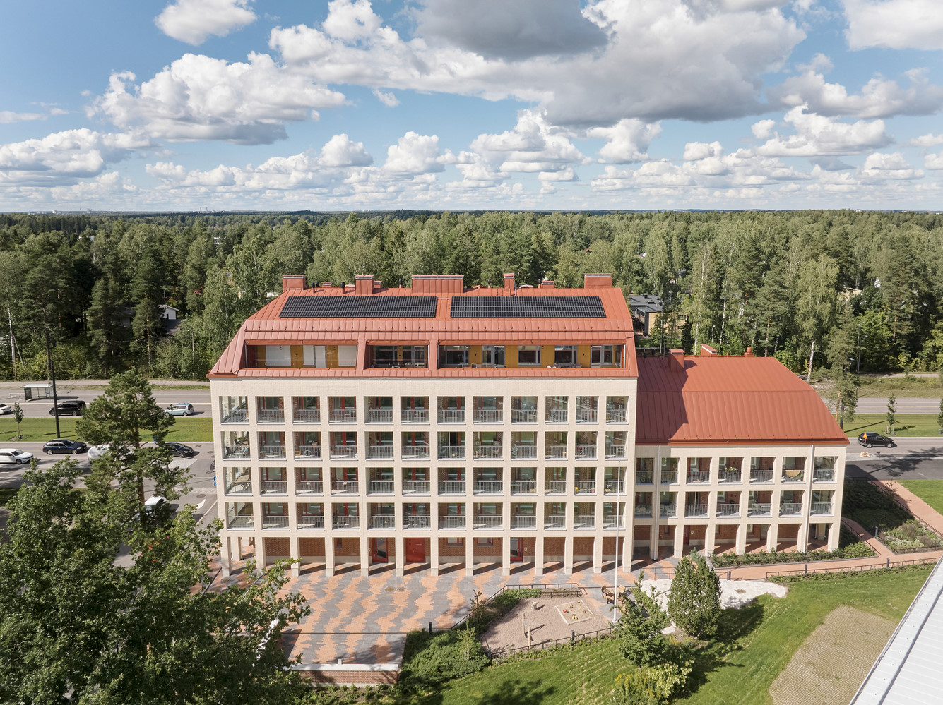 Helsingin Muurarimestari toplamda 2.970 m²'lik bir alan kaplıyor.